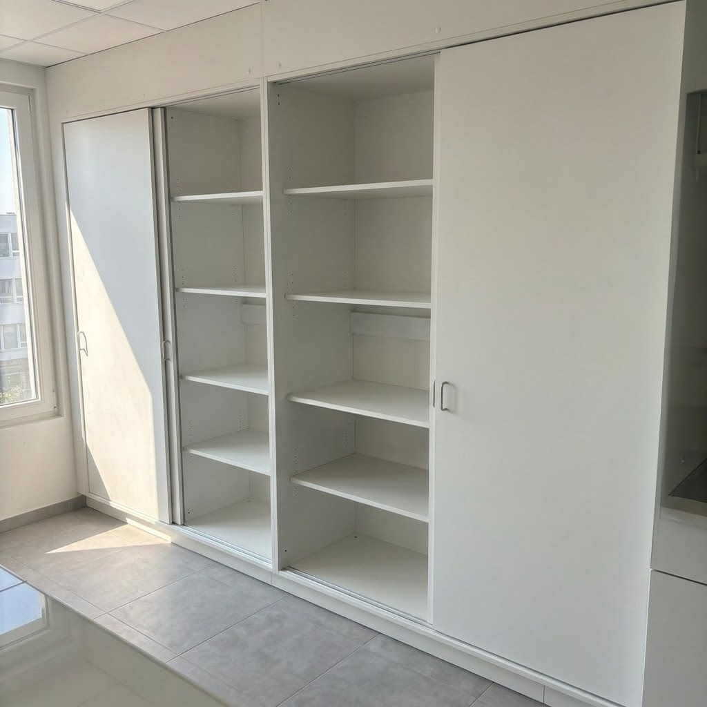 Meuble haut de laboratoire portes vitrées